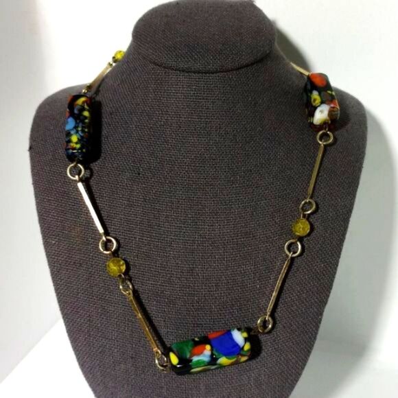 Square bead choker - Picture 1 of 5